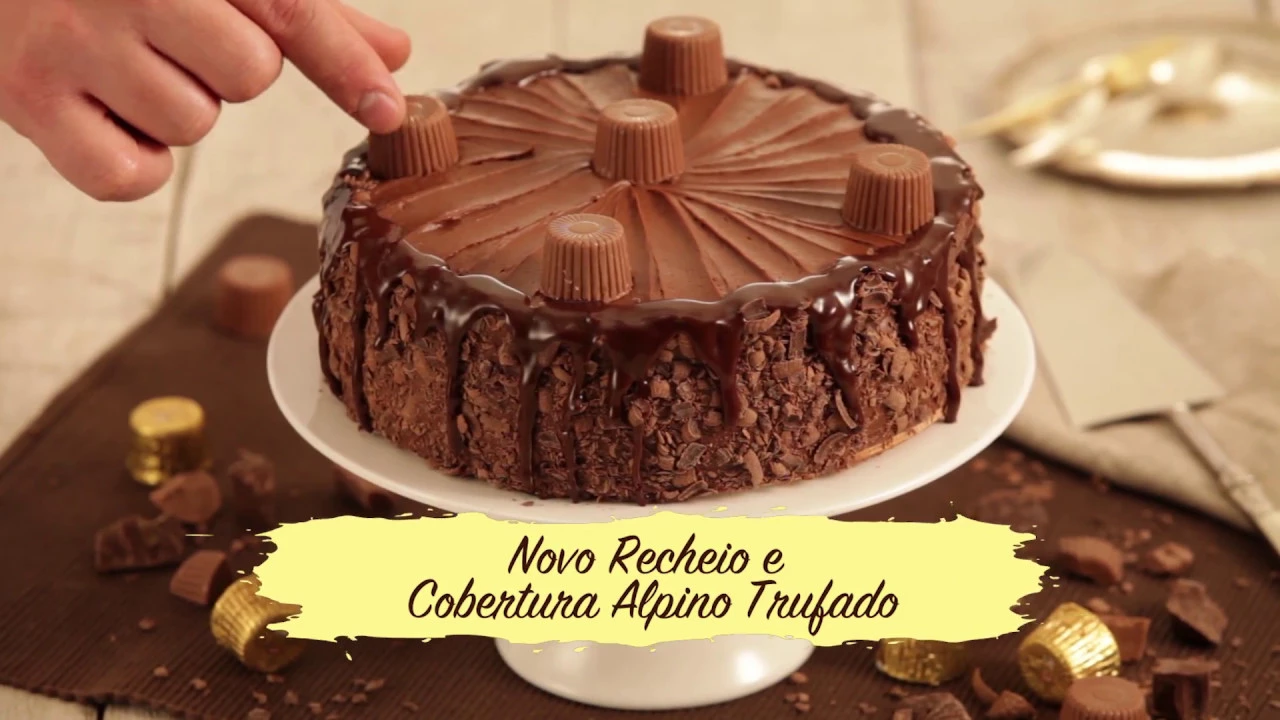 Novo Recheio e Cobertura Alpino® Trufado