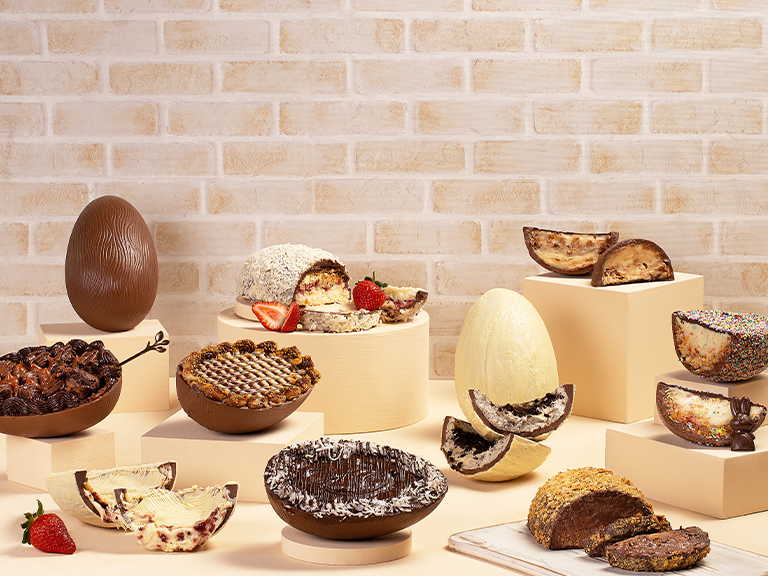 Ovos de Chocolate Personalizados, sabores únicos para atender a diferentes preferências.