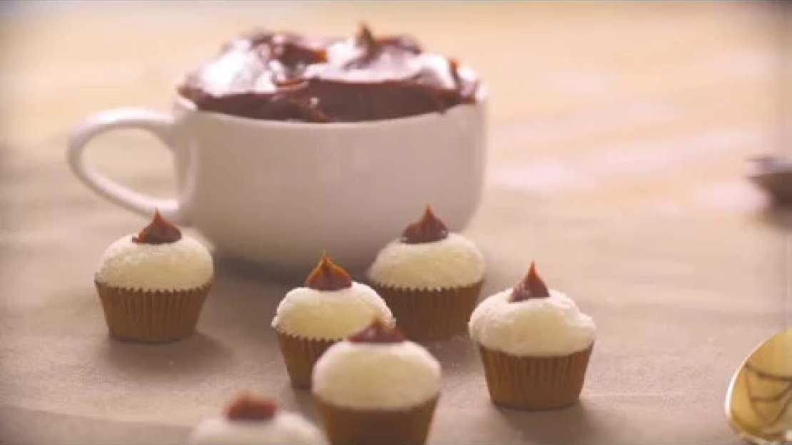 Brigadeiro Coração de Leite feito com Alpino