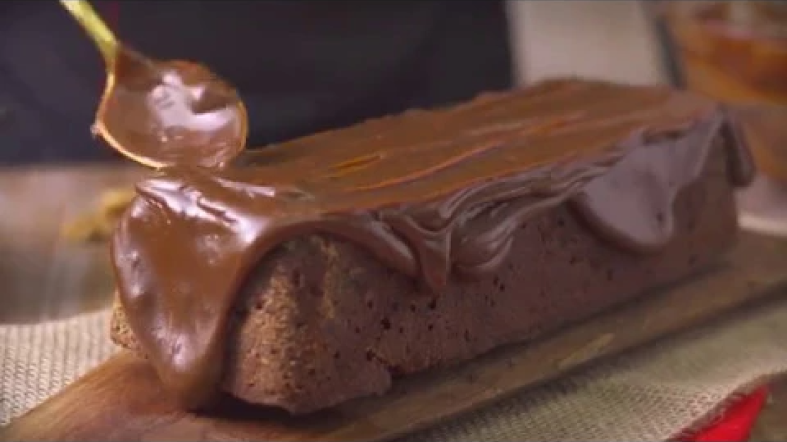 Bolo Natalino feito com Alpino