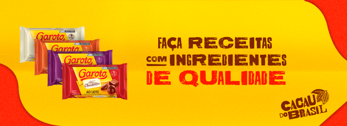 Barra de Chocolate Receitas de Qualidade