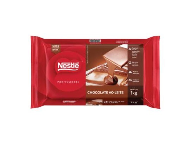 Barra de Chocolate ao Leite 2,1kg Ideias para Páscoa
