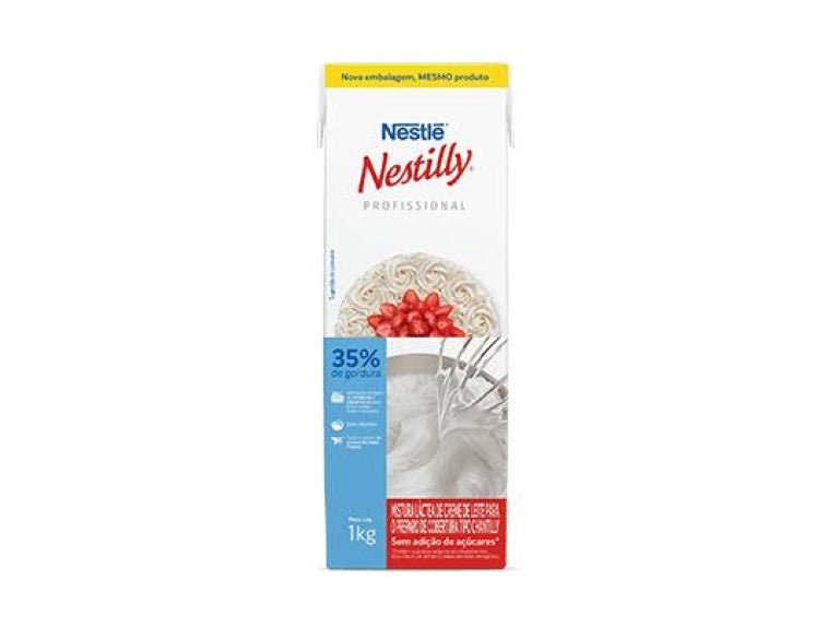 Creme Leite Nestlé Porcentagem Gordura 35% NESTILLY 1kg