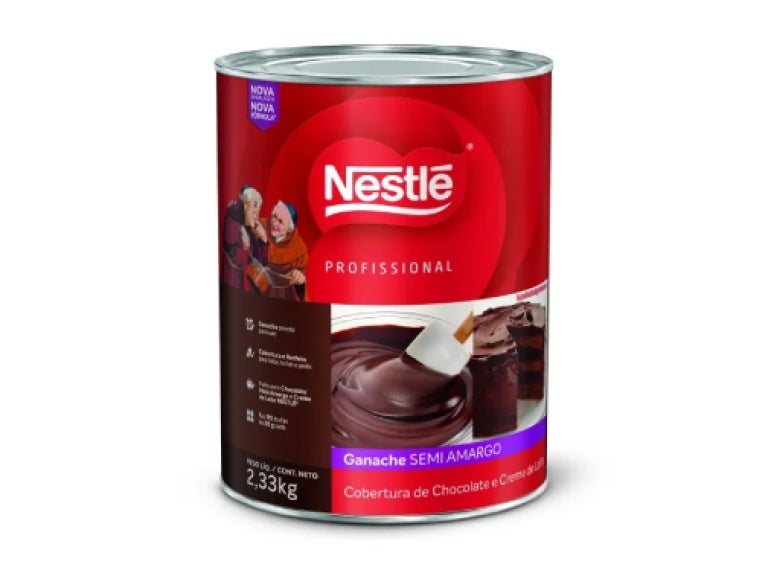 Lata de Ganache Meio Amargo DOIS FRADES 2,33kg