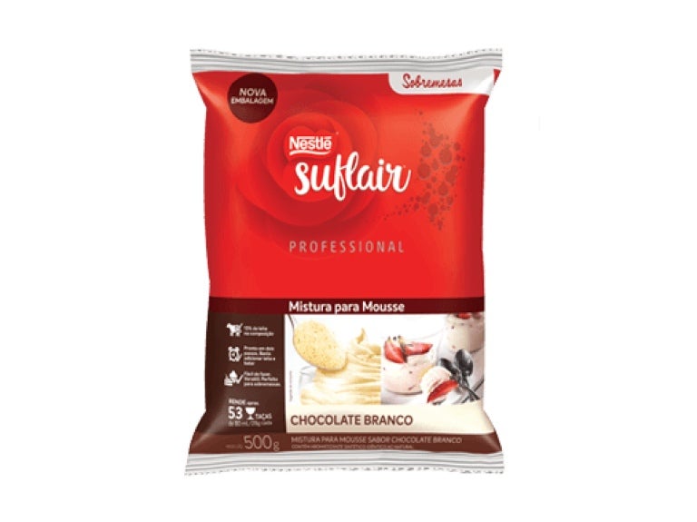 Produto de Mistura para Mousse de Chocolate Branco SUFLAIR