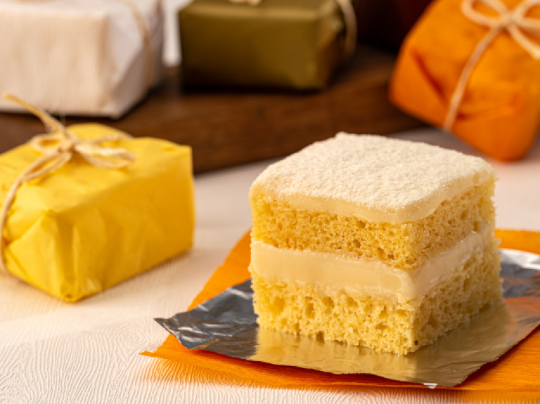 Bolinho pequeno feito com leite ninho