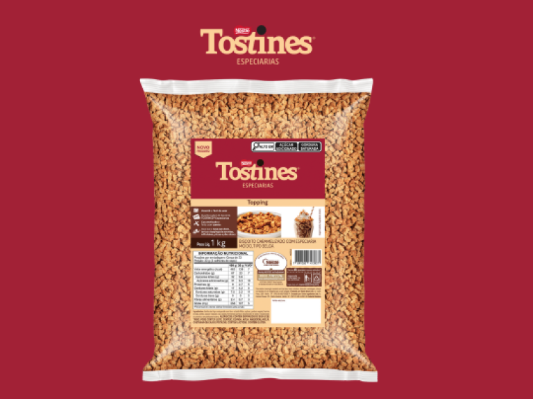 embalagem de tostines especiarias