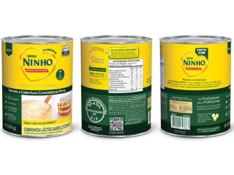 Recheio e Cobertura Sabor Leite em Pó NINHO