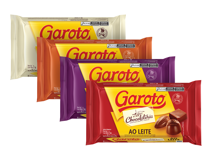 Barras de Chocolate Garoto