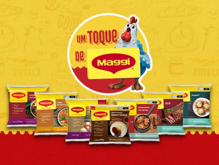 Toda a linha de temperos Maggi