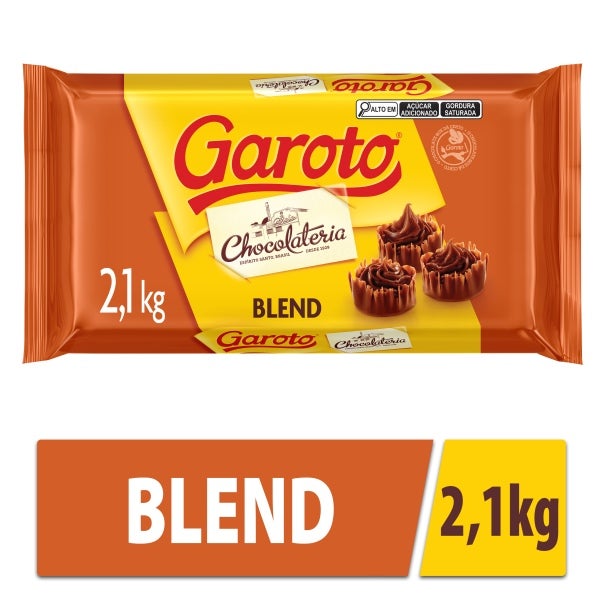 Barra de Chocolate Blend 2,1KG Garoto 