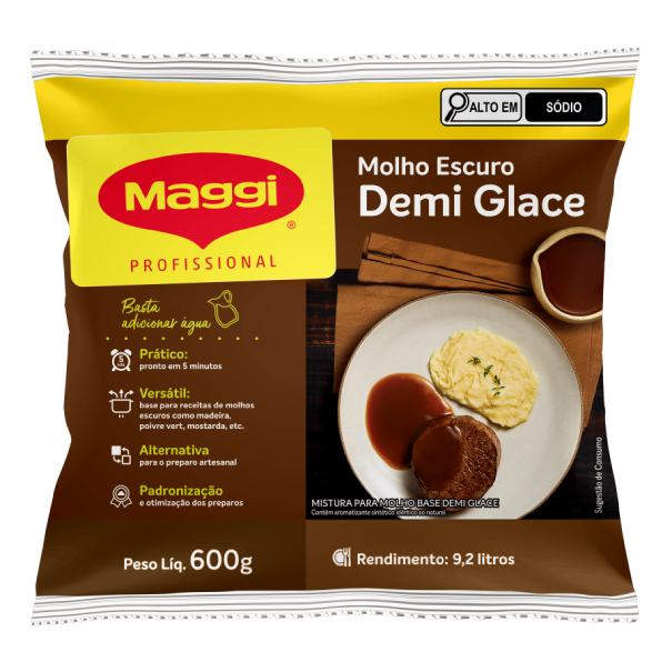 Mistura para molho base Demi Glase 600g Maggi®