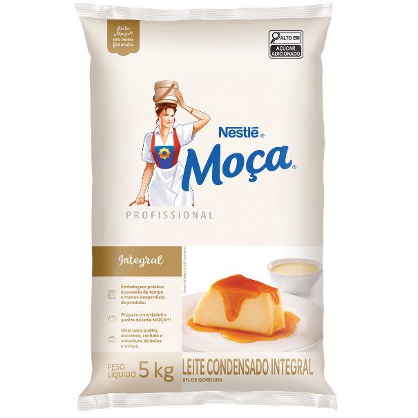 O Leite Condensado MOÇA® é o mais tradicional e reconhecido no mercado, tanto que a marca virou sinônimo de leite condensado.