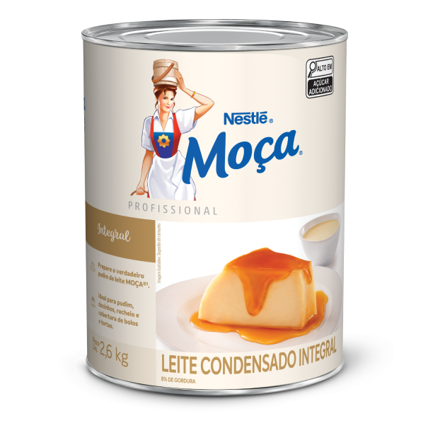 Lata de Leite Condensado Grande 2,6kg MOÇA®