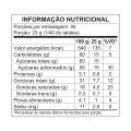 Barra de Chocolate Blend Garoto 1KG Tabela Nutricional