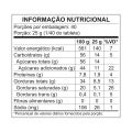 Barra de Chocolate Branco 1kg Garoto Tabela Nutricional