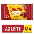 barra de chocolate ao leite 2.1kg garoto