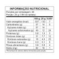 tabela nutricional barra de chocolate ao leite 2.1kg