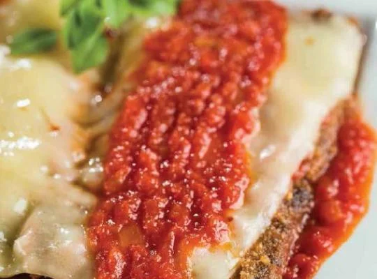 Bife à parmegiana
