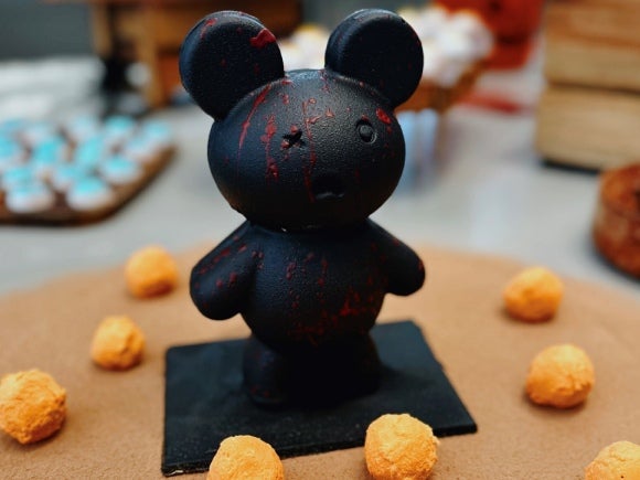 Ursinho de chocolate para o halloween
