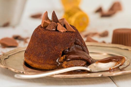 Petit Gâteau feito com ALPINO