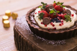Torta de Mascarpone e Frutas Vermelhas feita com ALPINO
