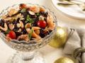 Salada de Arroz Negro e Salmão