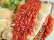 Bife à Parmegiana com queijo