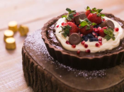 Torta de Mascarpone e Frutas Vermelhas feita com ALPINO