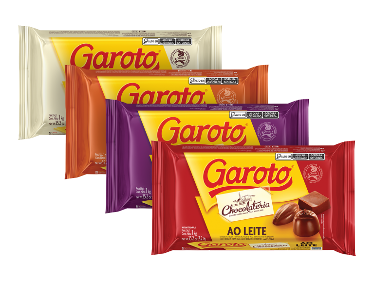 Barras de Chocolate Garoto