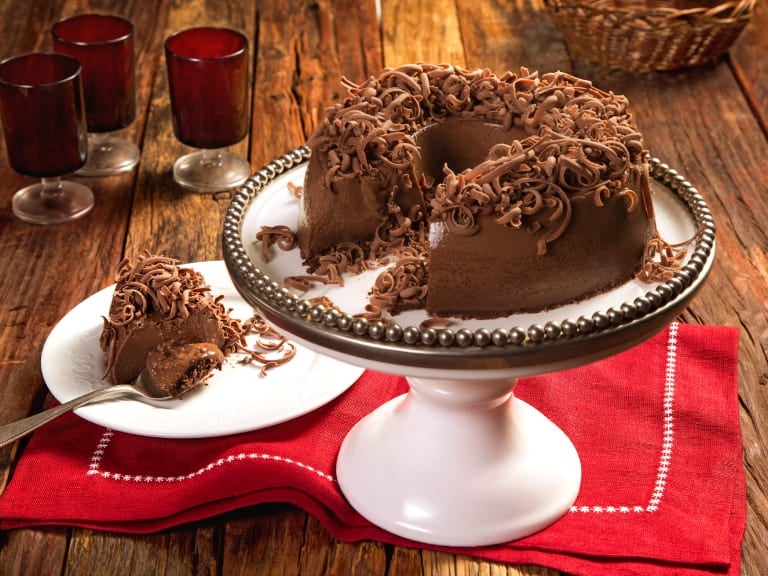 Pudim de chocolate